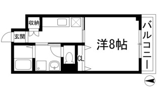 オリーブ甲東園の物件間取画像